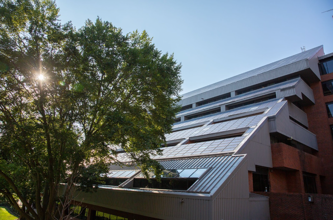 solar panel photo of ICC rooftop